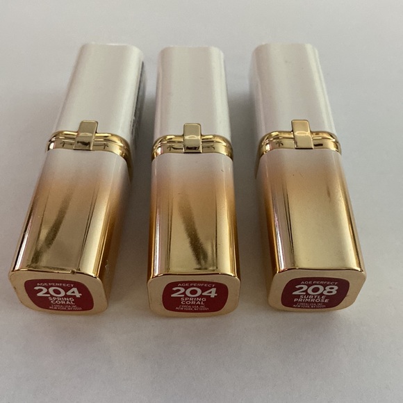 L'Oreal Paris Age Perfect Satin Lipstick with Precious Oils, 204 Spring Coral - Picture 1 of 10